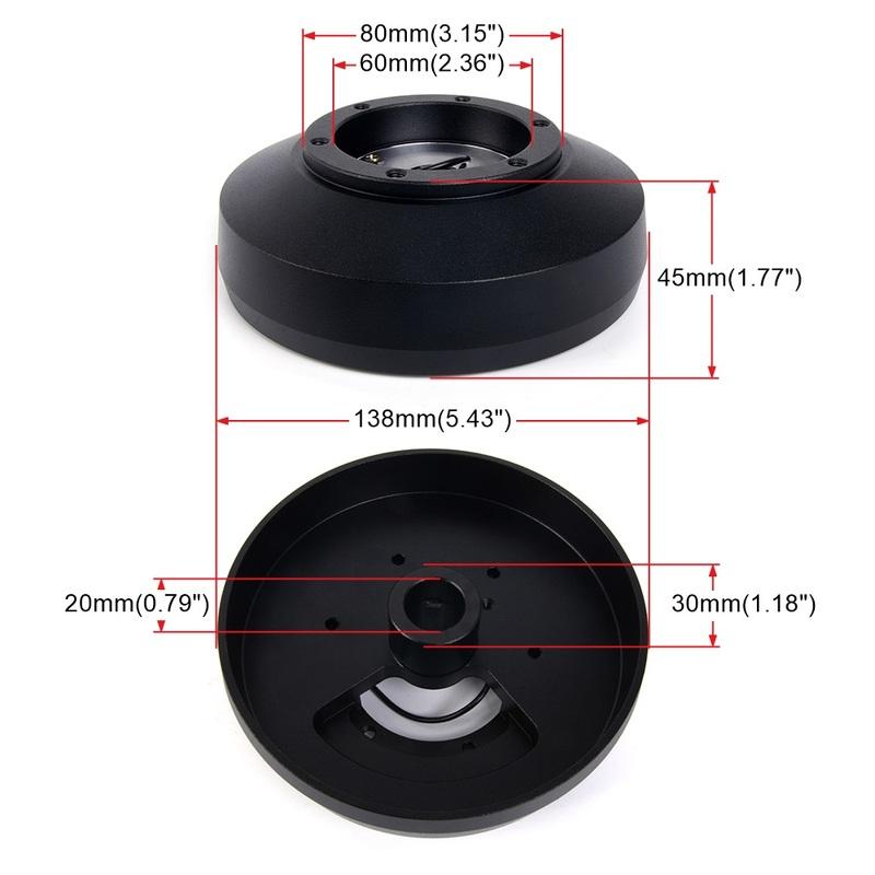 MUGE-Car Steering Wheel Hub Short Adapter Kit For 1994-2004 Ford Mustang 179H QR068