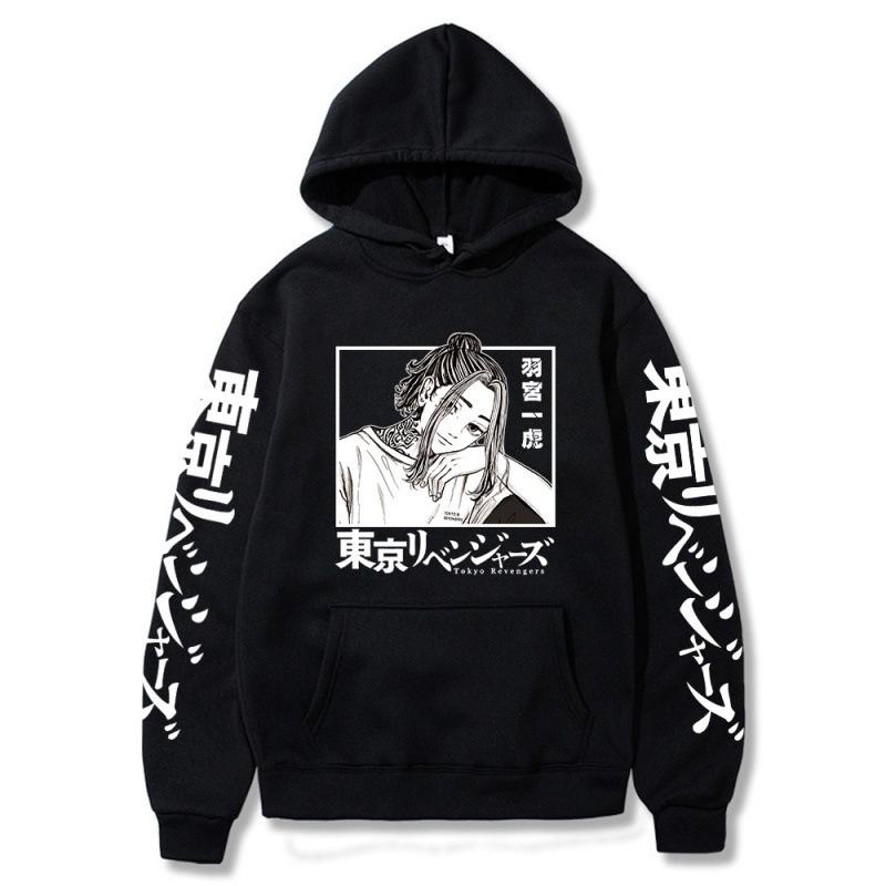Printed Hooded Jumper Anime Hoodie