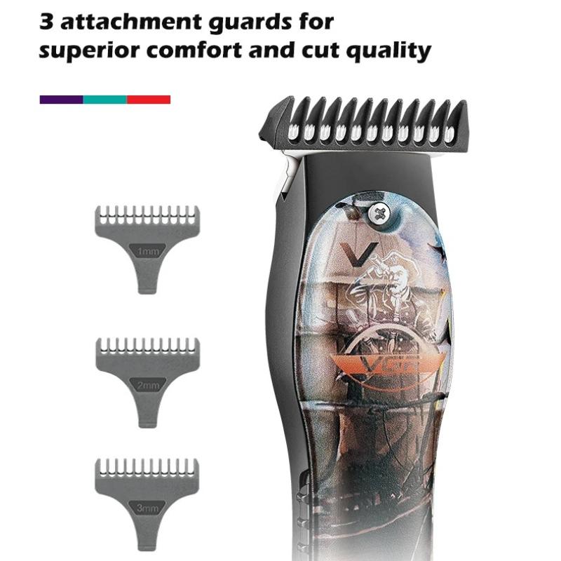 VGR V-953 Mini Beard Trimmer Hair Trimmer Professional Hair Trimmer Charging Wireless Personality Graffiti Trimmer Electric Household Hair Clipper