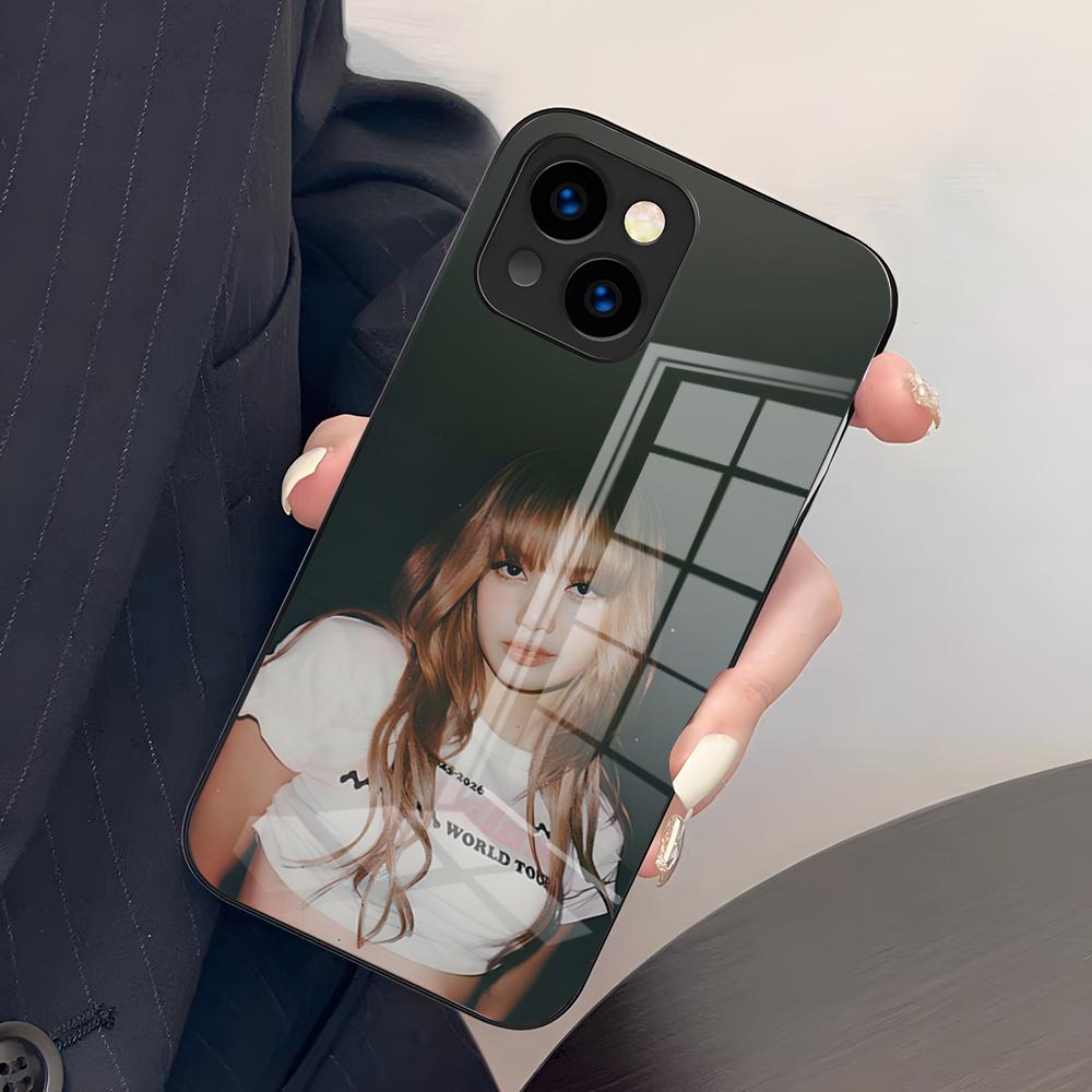 

Чехол для телефона L-Lisa L-Lalisa Для IPhone 17 Pro Max 15 Pro 16 14 Plus 12 13 Mini 11 Pro Ударопрочный Стеклянный Чехол iPhone17ProMax