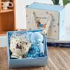 Blue Puppy Towel Bear Gift Set