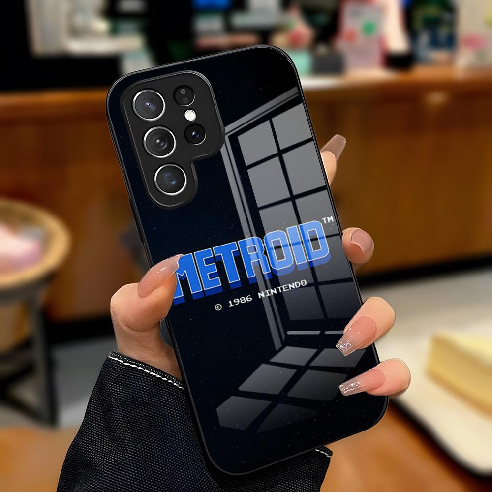 Game Metroid Phone Case For Samsung A25 A13 A33 5G A54 A36 A35 A56 A52 A14 Shockproof Glass Cover