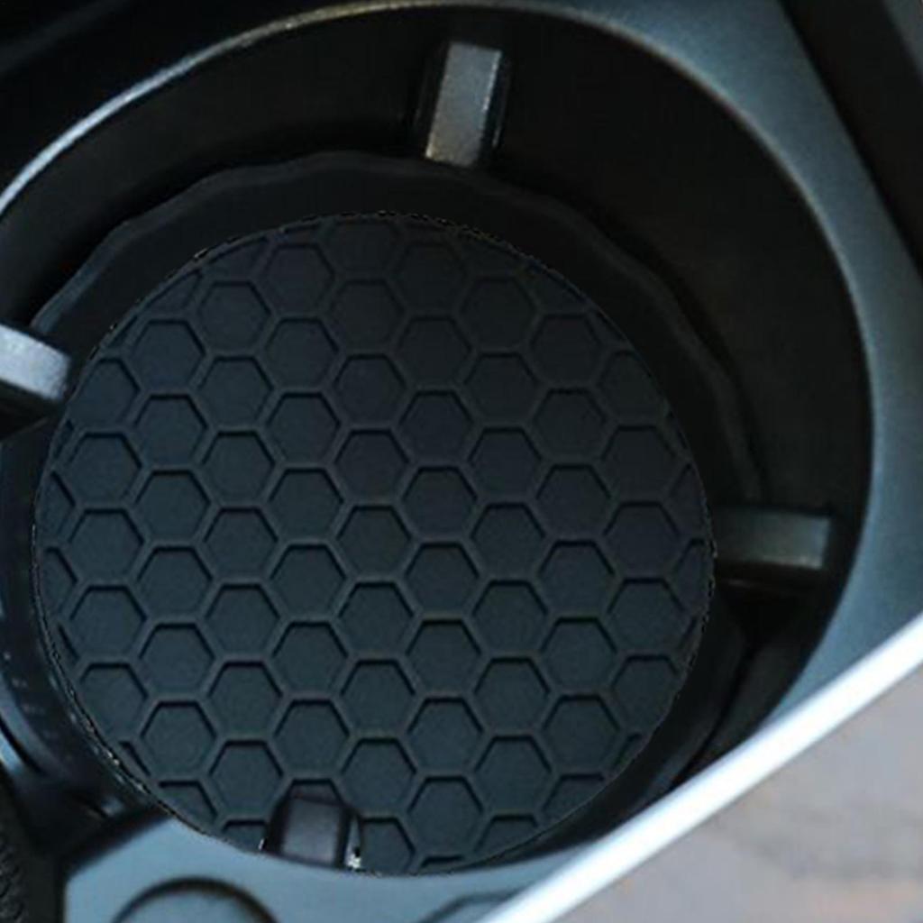 Truck Cup Holder Coasters Non-Slip Car Cup Coasters Automotive Interior Accessories Dustproof Mat Bling Crystal Rhinestone For