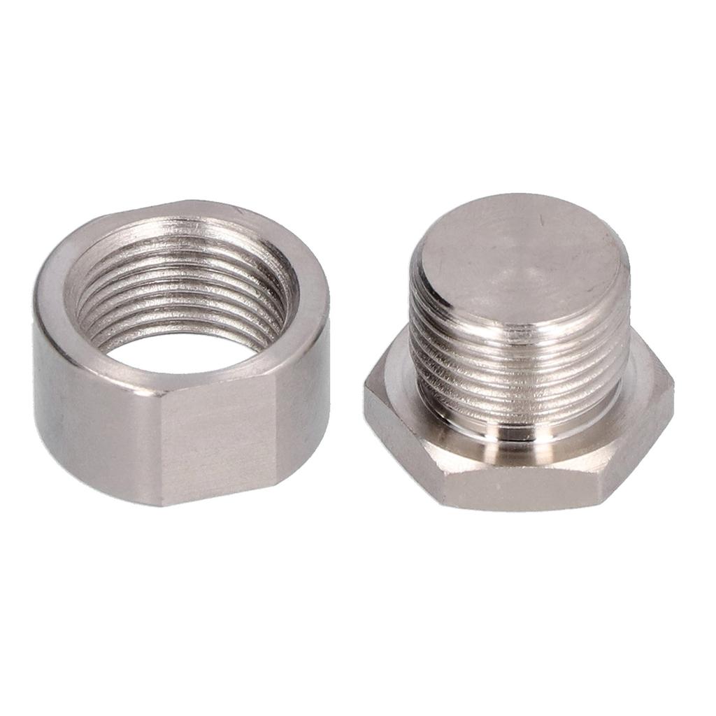 O2 Oxygen Sensor Plug Nut Welding Kit Iron Electroplated Nickel ...
