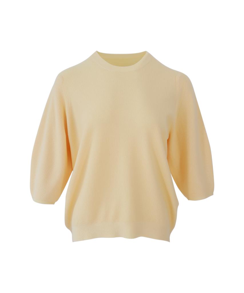 Baseukala Drop Shoulder Round Neck Capri Knitwear (5Colors)