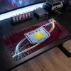 Aston Villa Football Print Large Mouse Pad, Anti-Slip Extended Gaming Desk Mat for Office Home