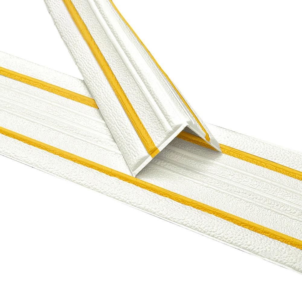 230cmX14cm Wall Edge Strip Stickers XPE Foam 3D Skirting Line Ceiling Decoration Strip  Home Decor