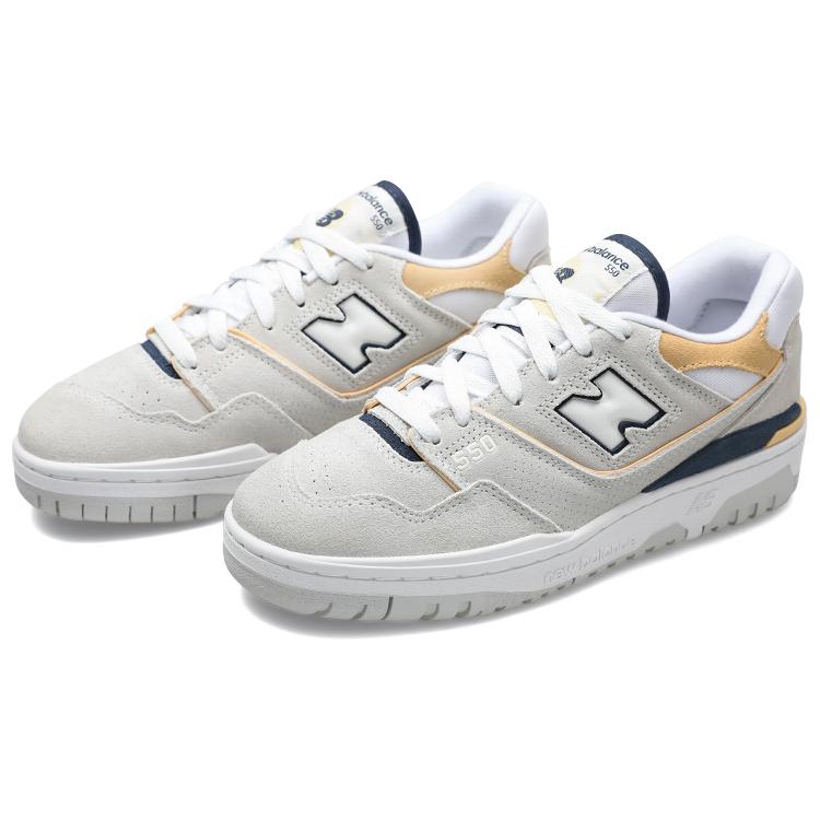 New Balance 550 'White Yellow BLue' Women's (Unisex) Vintage Basketball Shoes BBW550AB B