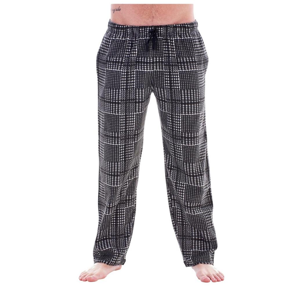 Keanu Mens Houndstooth Lounge Pants (Pack of 2)