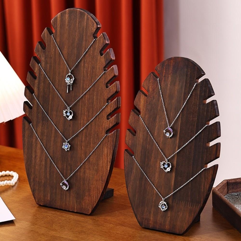 Jewelry Flame Shape Necklace Display Board Stable Necklace Display Stand  Bedroom