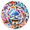 50 Luminous Tree of Life Cartoon Stickers for Thermos, Bicycle - Creative & Artistic, No-Cut