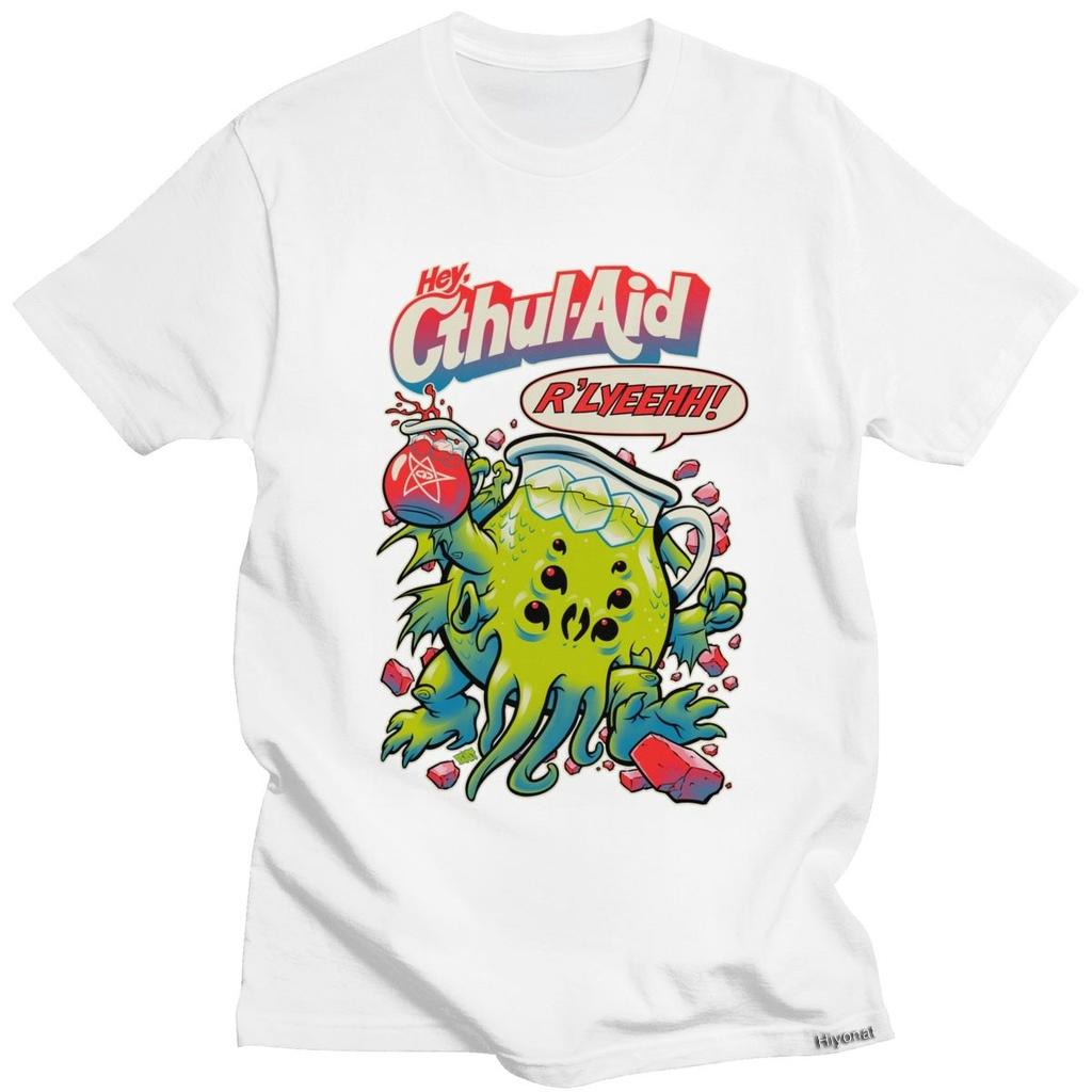 Kawaii Cthulhu Pánské tričko Roztomilé anime grafické tričko Dámské Pánské Harajuku Streetwear Topy Letní Oversized Streetwear Ropa Hombre