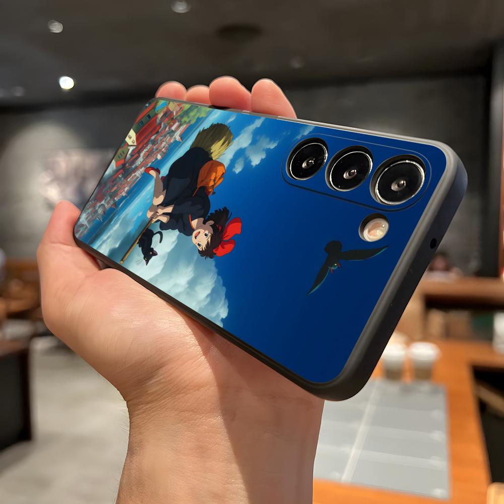 K-Kiki's D-Delivery Service A-Anime Phone Case For Samsung A56 A36 A26 A16 A15 A25 A35 A55 A14 A34 A24 A54 Black Soft Shell