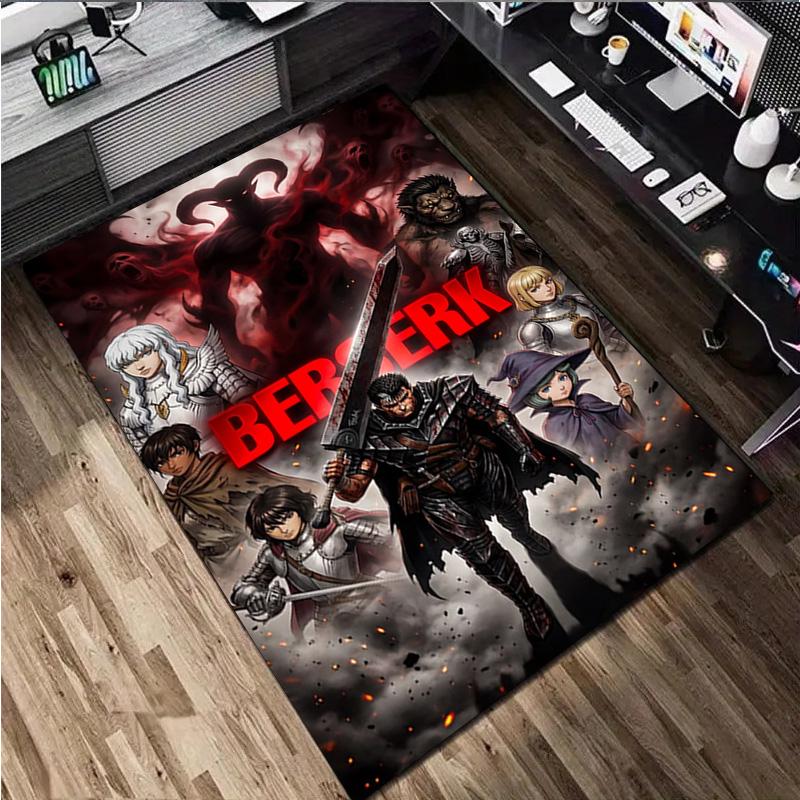 Furioso: Tappeto per la casa con avventura Dark Fantasy Tappeto Decorativo per Ufficio per Soggiorno Camera da Letto Zerbino Tappeto per Pavimento Tappeto per Area Sedia da Computer
