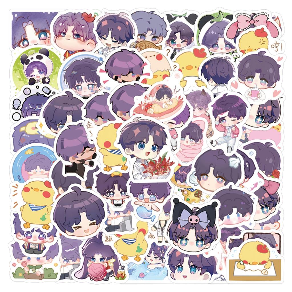 Hot Game Love and Deepspace Stickers Sylus Xavier Zayne Rafayel Caleb Cartoon Cosplay Character Stickers Decorate Prop Gifts