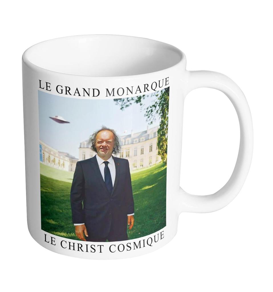 Tasse Mug Polymere Incassable 340ML Fun Sylvain - Le Christ Cosmique le Grand Monarque