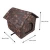 Outdoor Cat House Water Proof Cloth Weather Proof Insulated Pet Shelter Dog House for Outside Pets In Winter