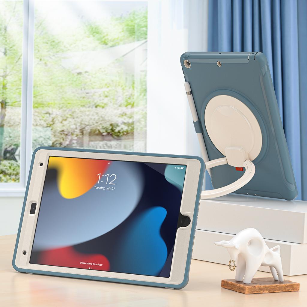 Case for IPad A16 2025 11th 10.9 2022 10th 10.2 7th 8th 9th Gen Air 3 2 1 Pro 10.5 9.7 2017 2018 Rotating Armor Cover Shockproof