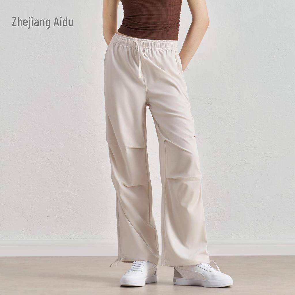 SZ Spring/Summer High-Waist Slimming Joggers – Loose, Straight-Leg, Sun-Protective Outdoor Fitness Pants