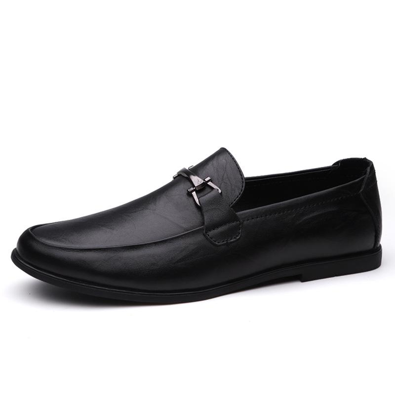 Spring Men s Slip-on Leather Shoes - Business, Casual, Formal  Wedding Styles 38