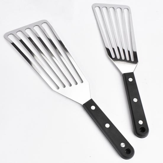 Fried Fish Spatula Pancake Turner Stainless Steel Cooking Spatula with Non-Slip Handle