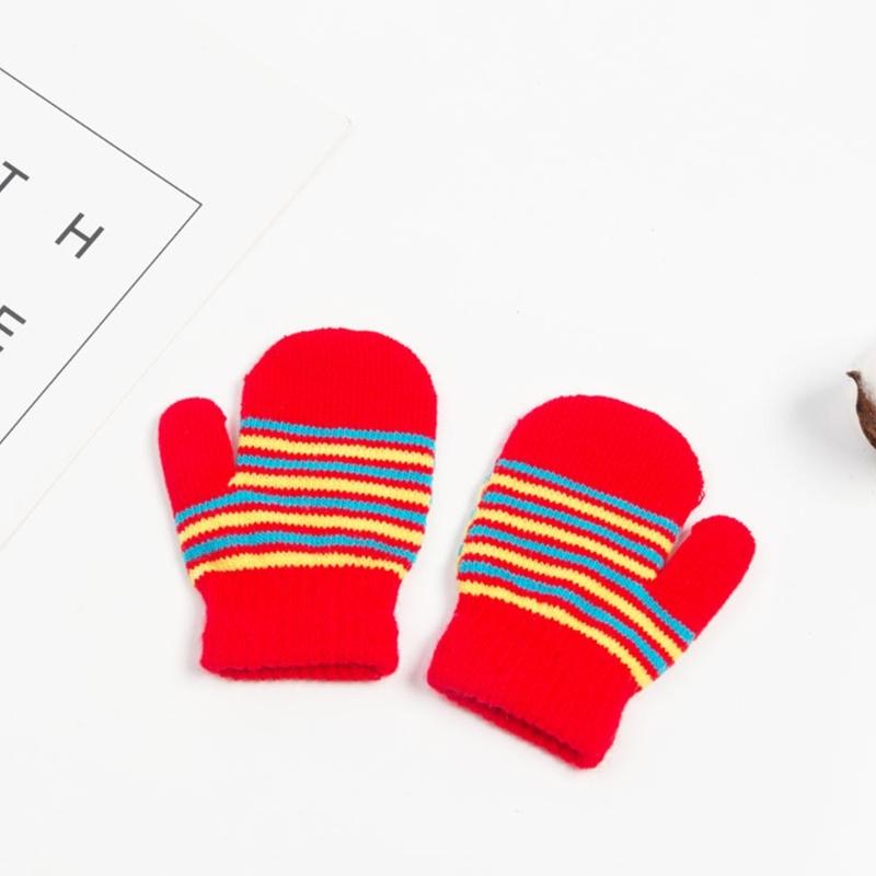 Infant Windproof Glove Winter Sports Thicken Gloves for Outdoor Walking Running