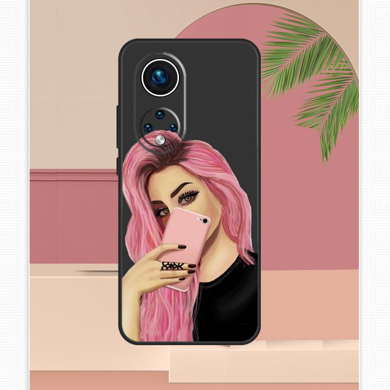 Fashion Girl Art Case For Honor Magic 7 Lite 5 6 8 Pro Honor 400 200 X9c X9b X9a X8b X8a X8c 50 70 90 Cover