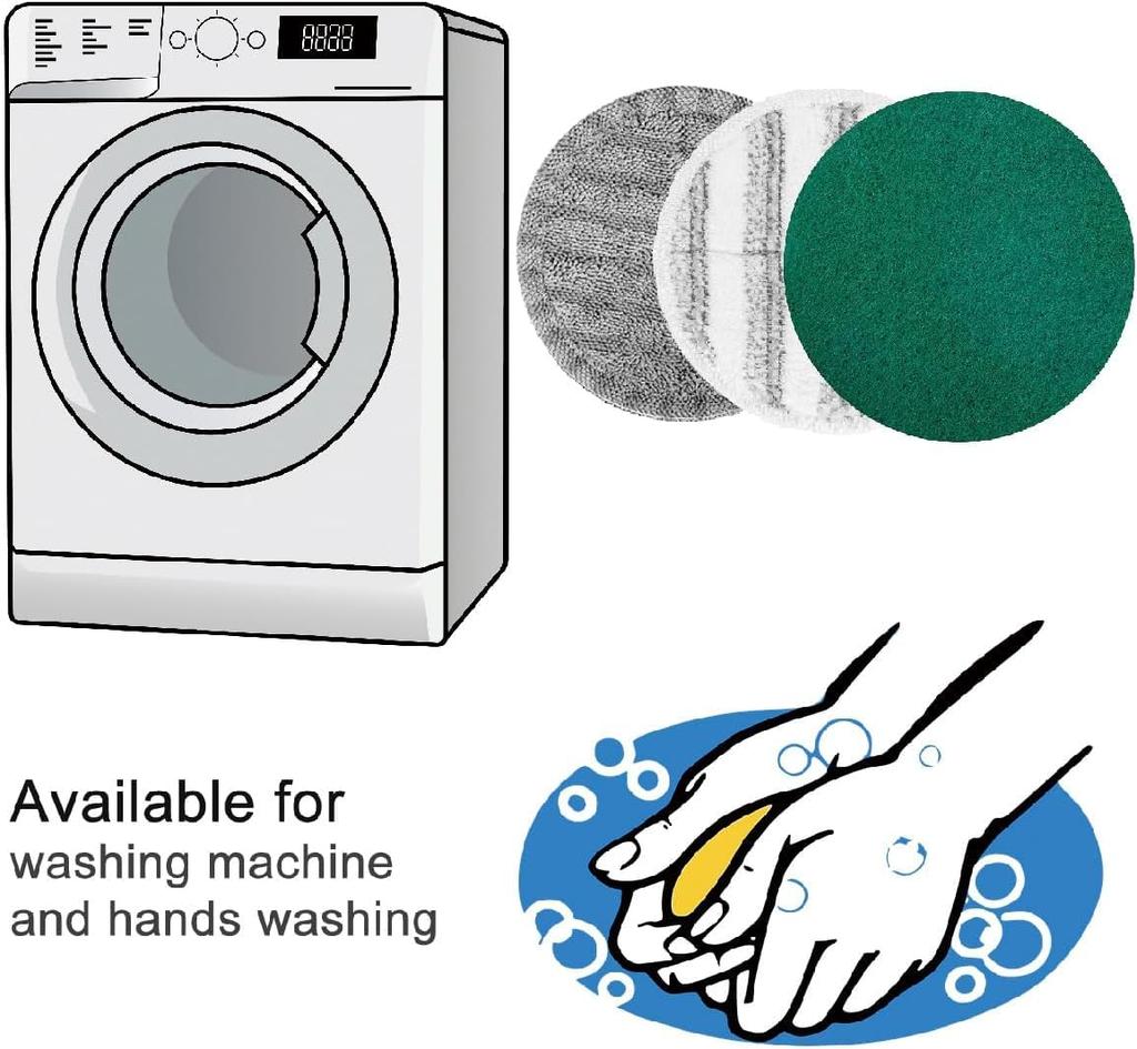 GOBOT Electric Rotating Cordless Electric Mop 4 Mop Wireless Ceiling Cleaning Adjustable Floor Cleaning Wet Hardwood Flooring Mop, Mop, Cleaner, Pads,