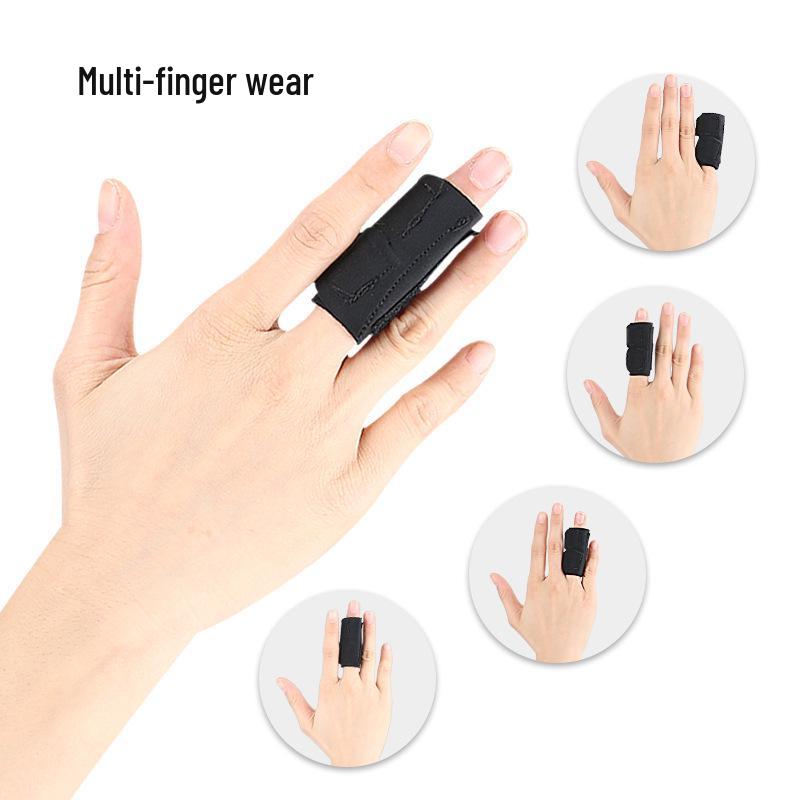 Protective Sports Finger Cots - Single/Double Compression Straps for Basketball & Volleyball