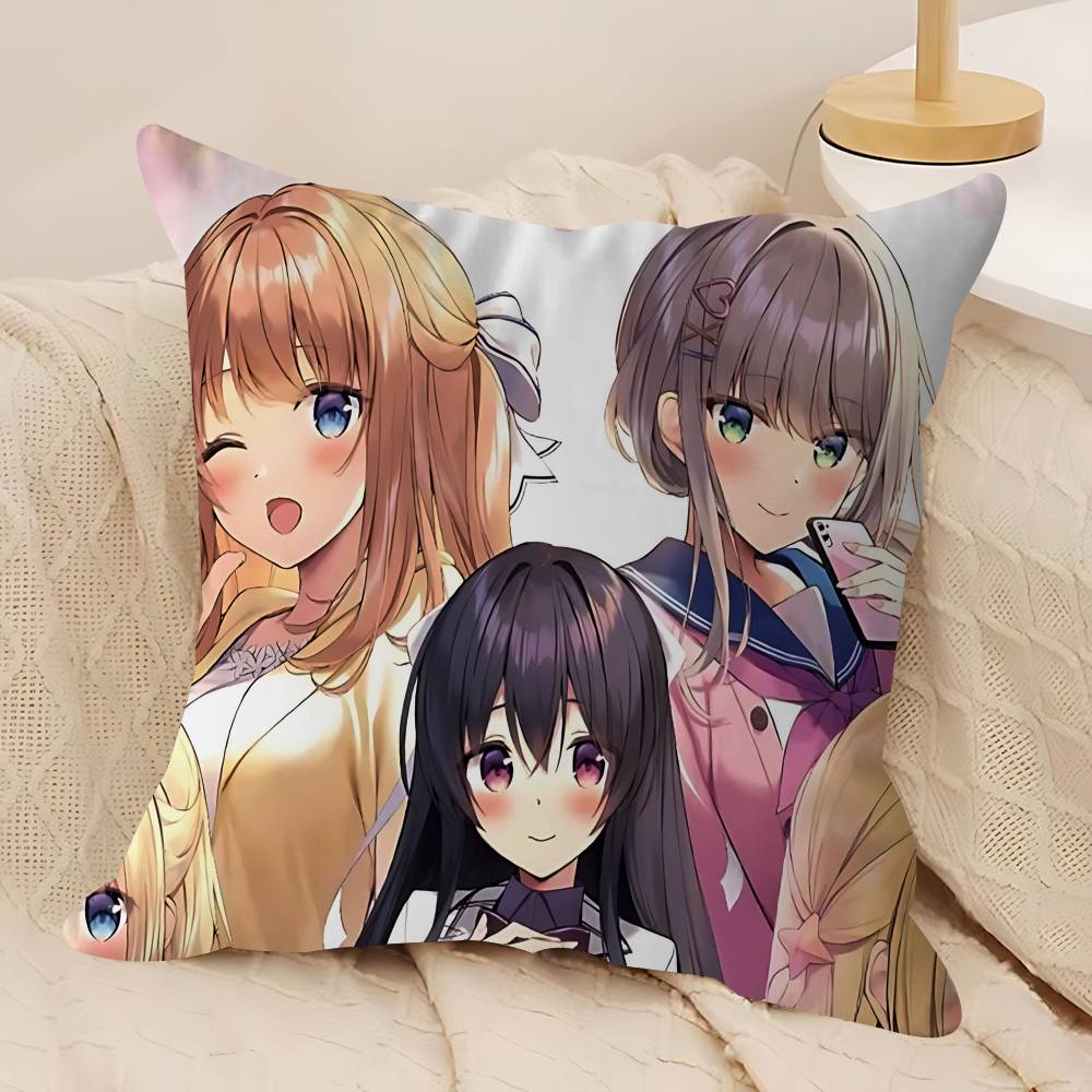 Anime S-Summer Pockets Personalized Picture Text Home Decorative Pillows Household Gifts 45x45cm