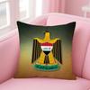IIraqi Iraq National Flag Cushion Cover Linen Pillowcase Cover Soft Decor for Sofa Home Room