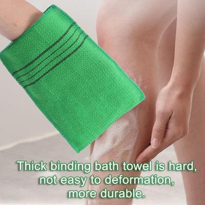 Skin Portable Viscose Fiber Body Rub Washcloth Exfoliating Bath Towel Shower Scrubber Bath Glove