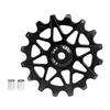 Universals Bike Chain Guide Wheel Corrosions Resistant Weatherproofed Cycling Chain Guide Wheel with Multiple Gear Size