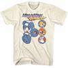 Megaman Powered Up Chibi Circles Men's T Shirt