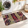 St. Louis Cardinals Custom Name Flannel Rug Kitchen Mat Non Slip Floor Carpet Personalized Home Decor
