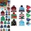 Soft And Stretchable Winter Warm Knit Beanie With Built-in Led Christmas Lights