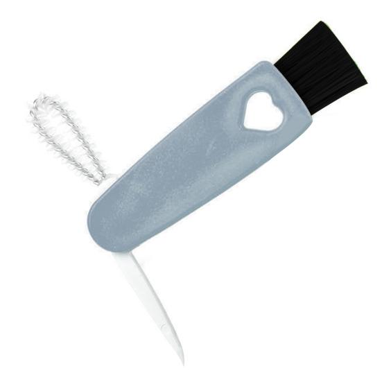 3'ü 1 arada Bardak Kapağı Boşluk Temizleme Fırçası Katlanabilir Tasarım Mini Boyut Taşınabilir Çok Amaçlı Temizleme Fırçası Bardak Kapağı