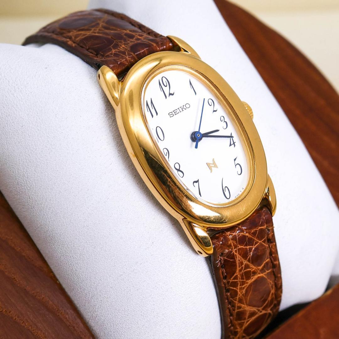 

[USED] Working SEIKO NOIE Women s Oval Watch, Battery 2546