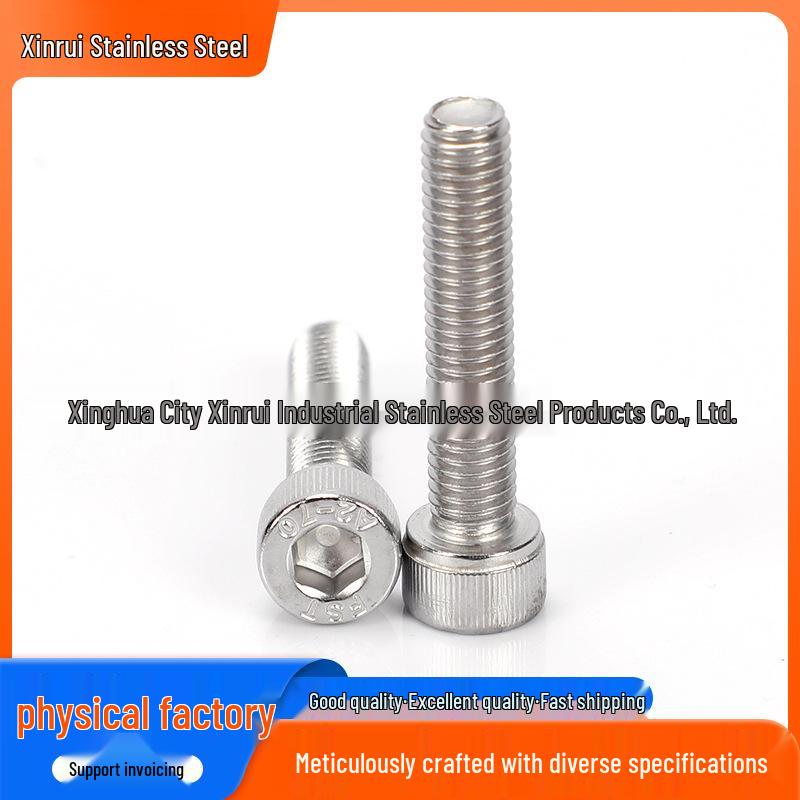 Stainless Steel 304/316 Fine Thread Socket Head Cap Screws - DIN912