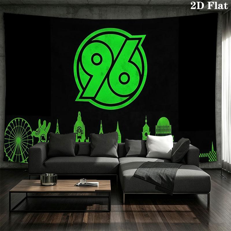 Hannover 96 Wall Tapestry, Aesthetic Printed Fabric Blanket, Suitable for Bedroom, Living Room, and Home Decor.