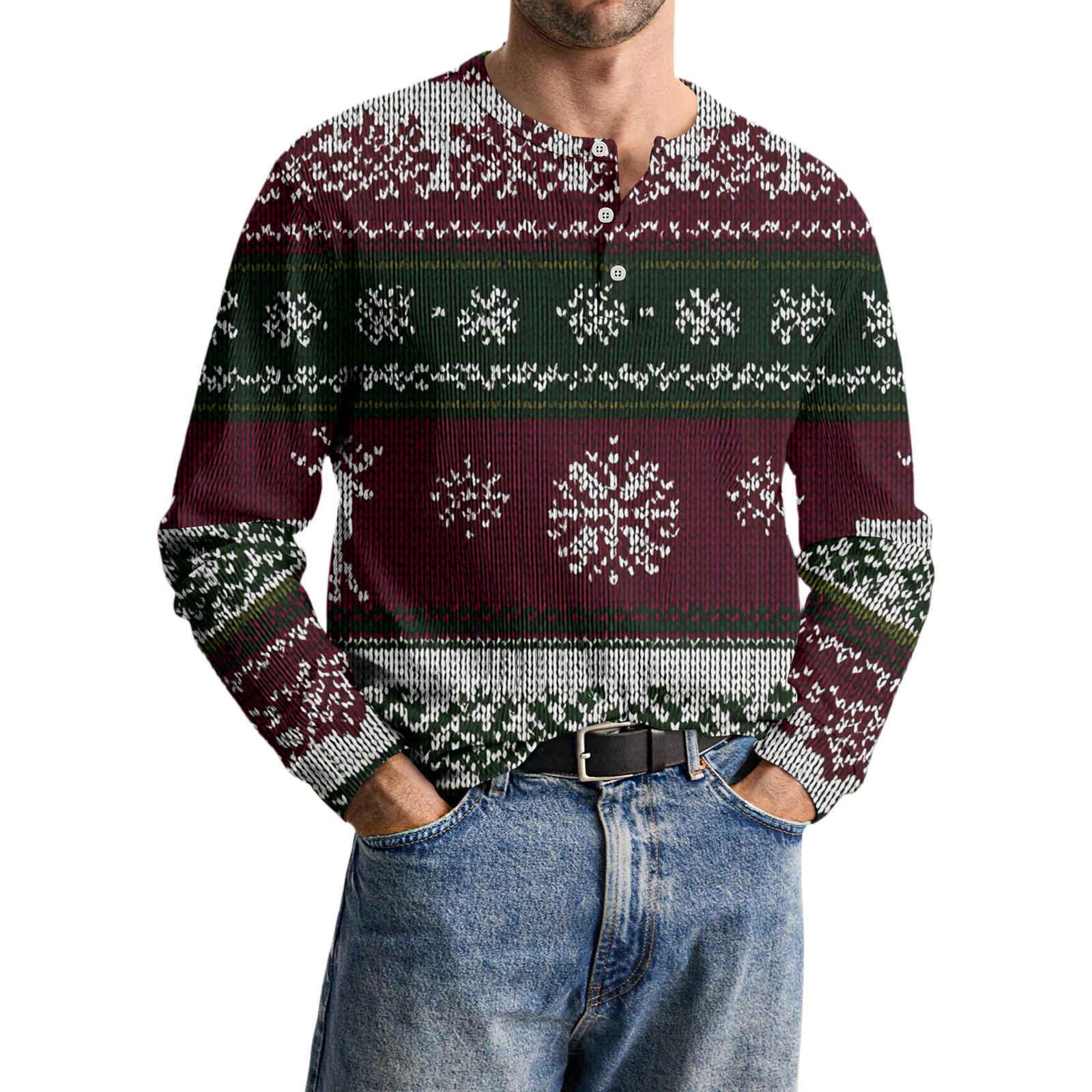 

Мужская повседневная трикотажная рубашка на пуговицах с длинным рукавом L темно-зеленого