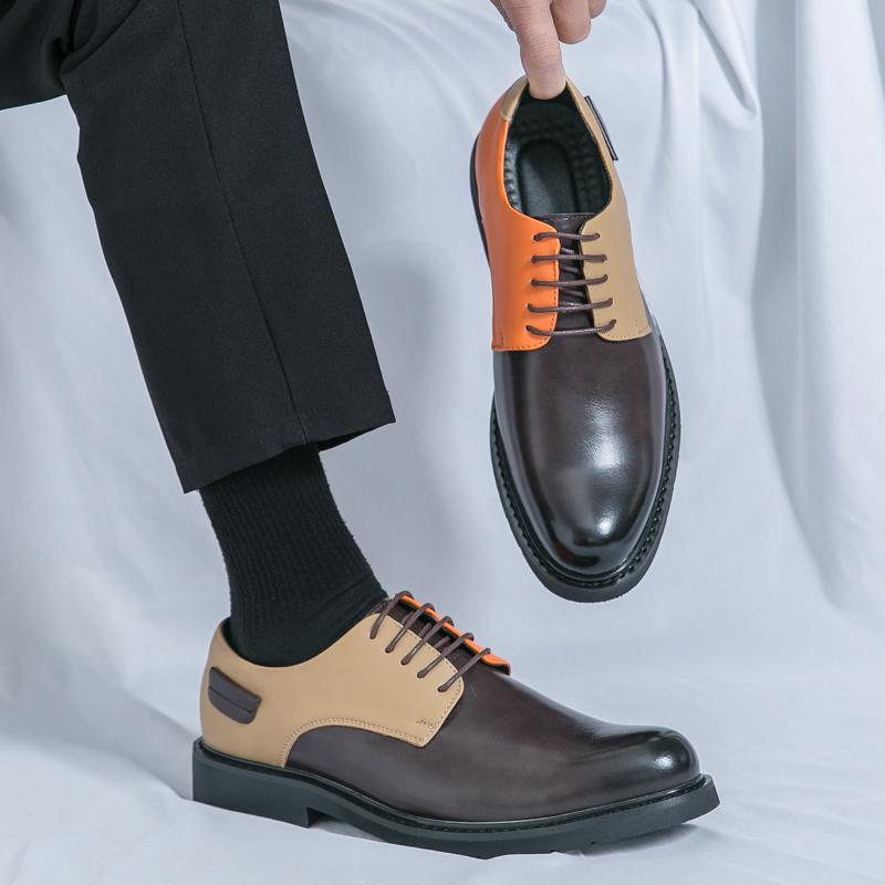 Men Oxfords Dress Brogues Derbys Formal Business Leather Shoes Tuxedo Wedding Shoes Plus Size