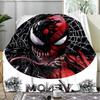 Venom Artwork Print Flannel Blanket, Soft Warm Lightweight Throw Blanket for Living Room,Sofa Bed Camping Office