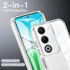 OPPO A5 360° Transparent Case with Screen Protector, Anti-Fall, Two-in-One for Reno14F and A5X5G