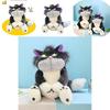 Cute Grey Short Plush Lucife Cat Doll Stuffed Animal Toy For Teenagers 30/45/60/80cm