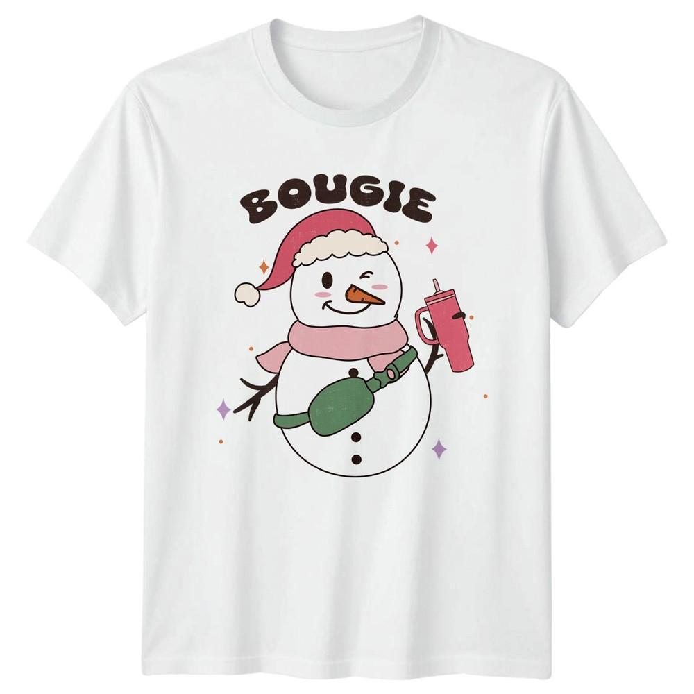 Bougie SnowUnisex Christmas Winter Unisexs TShirt Unisexs Graphic Tee S