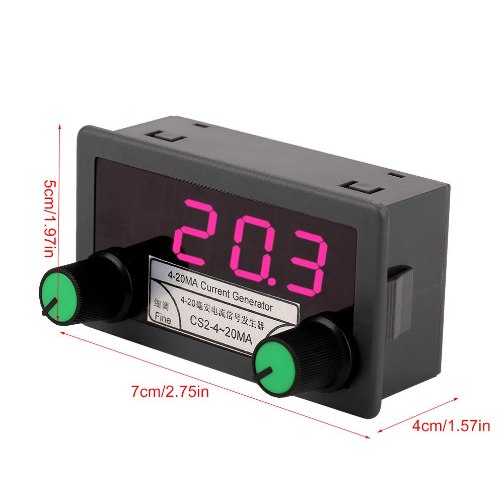 4-20mA Digital Current Analog  Generator Coarse/Fine Tuning Constant Current Output