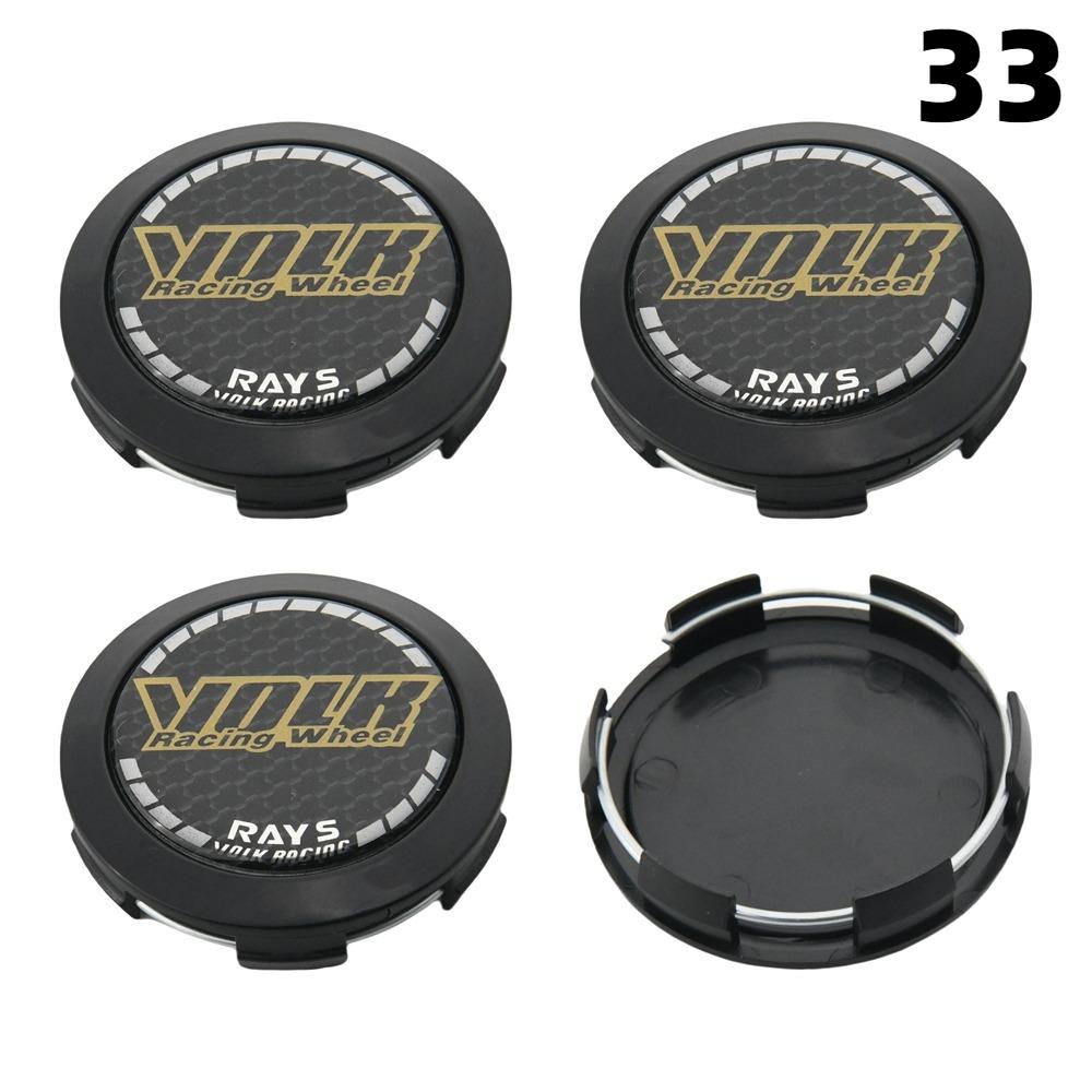 4 STKS 64 MM Buiten Diameter / 62 MM Binnen Diameter Velgdopjes RAYS VOLK VR GRAM Logo Wiel Center Dop Wieldeksel Naafdoppen Sportauto Band Accessoires