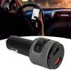 Bluetooth FM Transmitter QC3.0 Fast Charging CVC Noise Cancellation Handsfree Calling Car Music Player