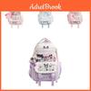 Melody Cute Girl Backpack With Waterproof Nylon For School And 14in Laptop Carrying